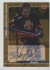 2000-01 ITG Be A Player Signature Series Auto Gold Jarome Iginla #186 Auto HOF