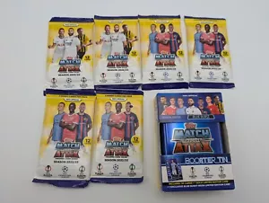 6x Lot of 2022-23 Topps Match Attax UCL + Blue Burst Tin (w/ Gold LE Card) - New - Foto 1 di 1