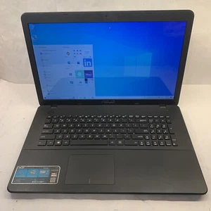 ASUS Laptop X751S 17” 1600x900 Pentium N3700 8GB RAM 1TB HDD Win10 Black - Picture 1 of 12