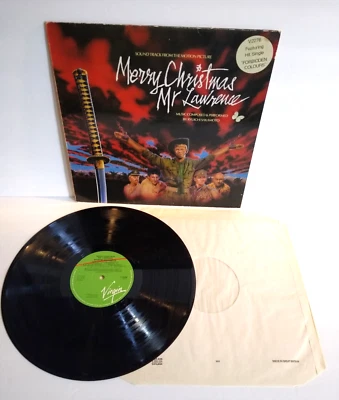 Merry Christmas Mr Lawrence Vinyl Record UK Forbidden Colours Hype David Bowie - Image 1 of 4