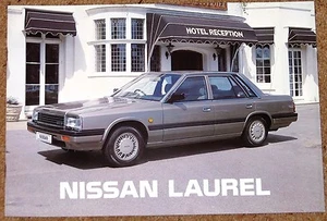 1985-86 NISSAN LAUREL Mk5 (C32) Sales Brochure - Unread Brand New Old Stock!! - Afbeelding 1 van 9