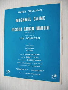 The Ipcress File 1965 original title lobby card + original clippings - Picture 1 of 12