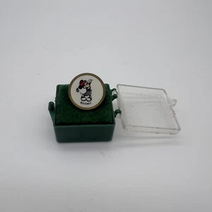 Vintage Disney Mickey Mouse Messing Golfball Marker Platzhalter - Bild 1 von 3
