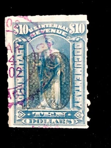 U.S: USED #R193 DATE CANCEL CV $225 - Picture 1 of 1