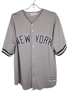 Camiseta deportiva oficial de Gary Sánchez de los Yankees de Nueva York Majestic Road genial jugador base L - Imagen 1 de 4