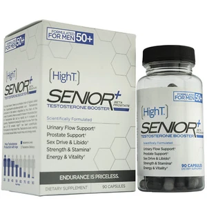 High T Senior + Suplemento de refuerzo de testosterona + Soporte de próstata 90ct - Imagen 1 de 13