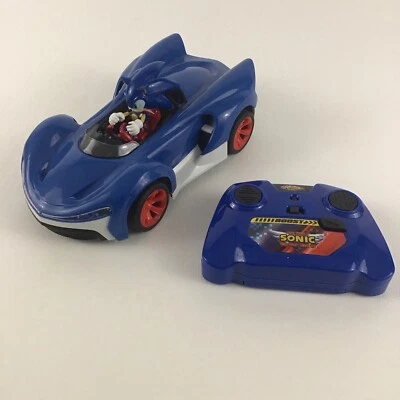 Sega RC Sonic The Hedgehog Racecar Remote Control Toy Blue Racer 2021 NKOK - Image 1 of 4