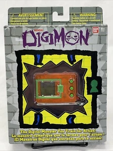 Digimon Tamagotchi Digivice Virtual Pet Monster Bandai Translucent Orange - Picture 1 of 5