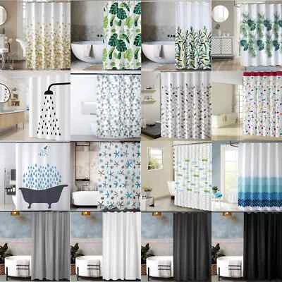 Badewannenvorhang Textil Duschvorhang ( 120 / 180 / 200 ) x 200 cm inkl. Ringe - Bild 1 von 4