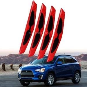 4pcs Door Anti-collision Strip Warning Decorative Sticker For Mitsubishi ASX - Picture 1 of 16
