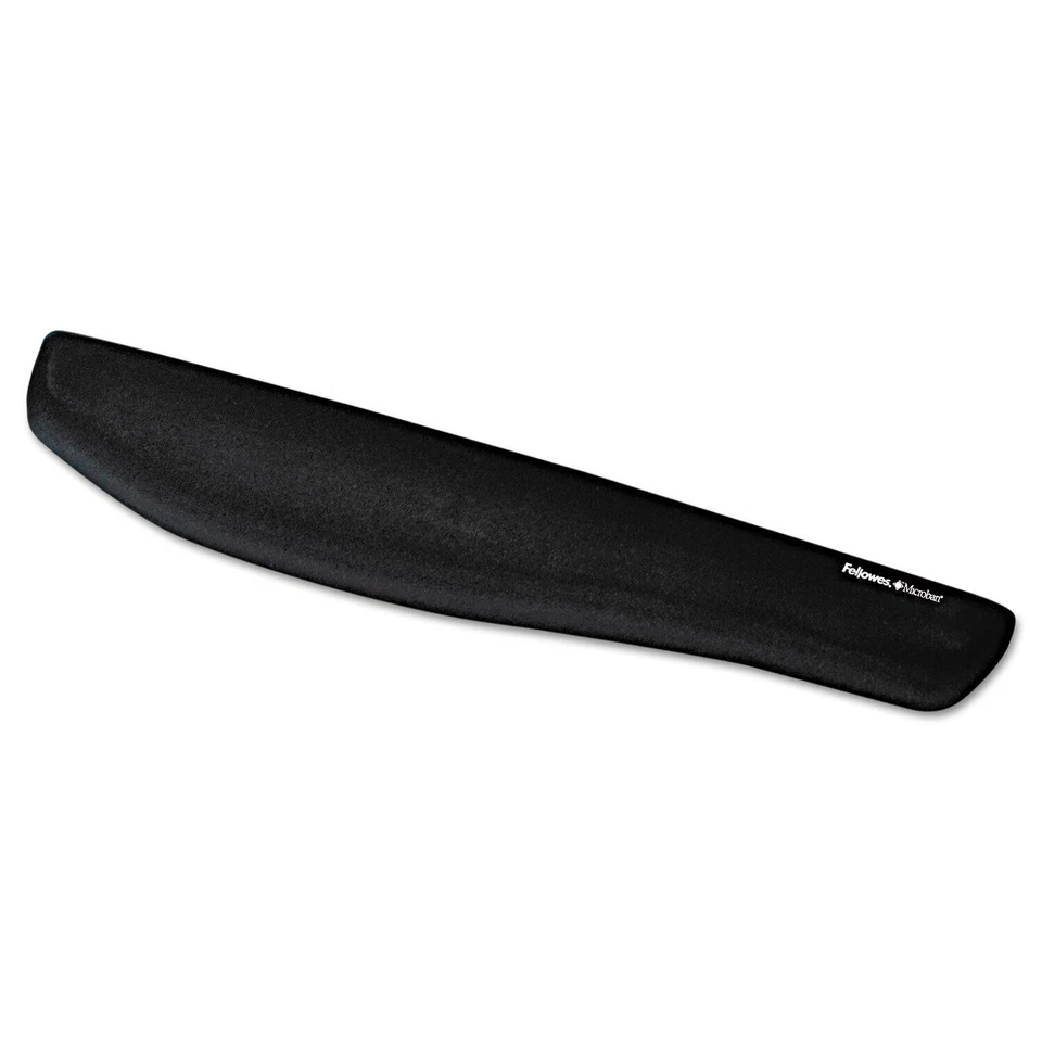 Fellowes 9252101 PlushTouch Wrist Rest With Microban Black