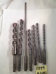 7 BOSCH ANSI SDS PLUS CARBIDE TIPPED DRILL BITS 3/16" TO 3/4" S4L GERMAN {F849} - Picture 1 of 5