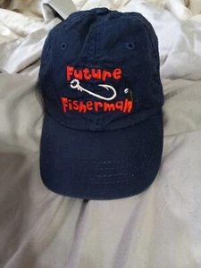 Marineblau Future Fisherman Kinder Mütze ist verstellbar  - Bild 1 von 3