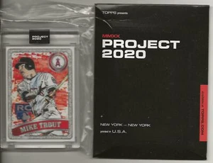 Topps Project 2020 Mike Trout #100 Blake Jamieson Ben Baller Los Angeles Angels - Bild 1 von 1