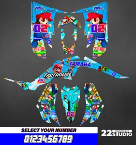 Yamaha Raptor 350 graphics kit 2004 2006 2009 to 2014 decals stickers atv utv - Picture 1 of 1