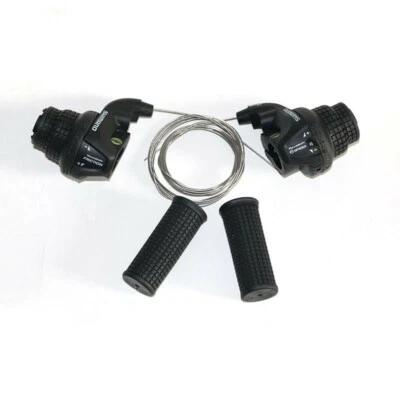 Shimano RevoShift SL-RS25 Twist Grip Shifter 3/6/18 Speed Black - Image 1 of 4