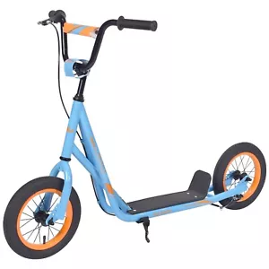 Youth Scooter Kick Scooter 12 Inch for Kids 6+ with Adjustable Handlebar, Blue - Picture 1 of 7