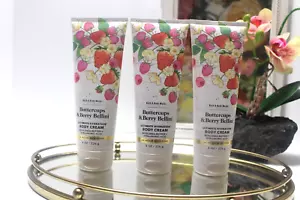 3-Pack Bath & Body Works BUTTERCUPS BERRY BELLINI Ultimate Hydration Body Cream - Picture 1 of 4