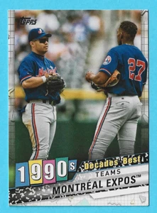 2020 Topps Series 2 Decades Best Jose Vidro Vladimir Guerrero Expos #DB-72 - Picture 1 of 2