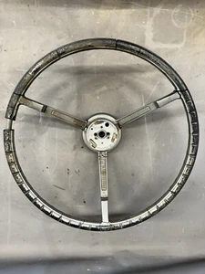 1963 1964 Ford Galaxie XL Steering Wheel 1962 Parklane Monterey Marauder 1961 OE - Picture 1 of 16