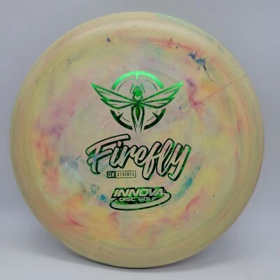 Innova DX Firefly Galactic/Green Fracture Stamp 175g - Image 1 of 3