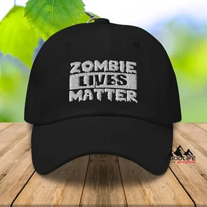 Gorra de béisbol Halloween Zombie Lives Matter sombrero de papá para hombres mujeres - Imagen 1 de 32