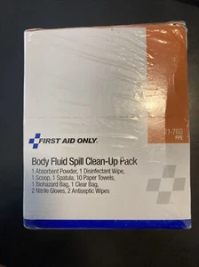 FIRST AID ONLY 21-760 Body Fluid Spill Clean-Up Pack - Picture 1 of 6