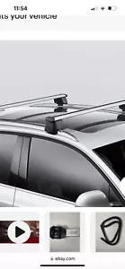 Audi Q5 Roof Rack Rails Cross Bars Black For 2018-2022 Audi Q5. Carrier Bars - Foto 1 di 11