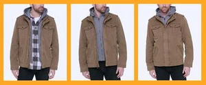 Levi's ~ Military Inspired Removable Hood Utility Jacket Men's Size 2XL $180 NWT - Picture 1 of 1