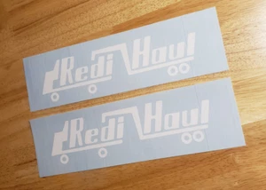 redi haul trailer Vinyl Die-Cut replacement decal Stickers 24x5.5" WHITE USA - Picture 1 of 1