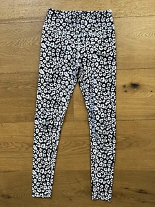 Seed Women’s Full Length Navy Leopard Print Leggings Size S - Picture 1 of 5