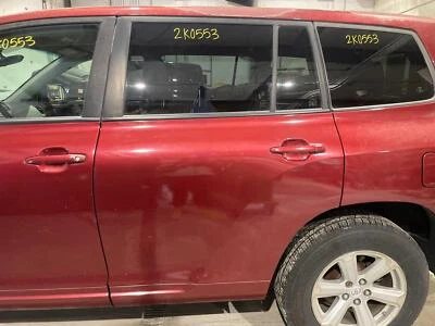 2008 - 2013 Toyota Highlander Driver LH Left Salsa Red-3Q3 Rear Power Door Shell - Image 1 of 4