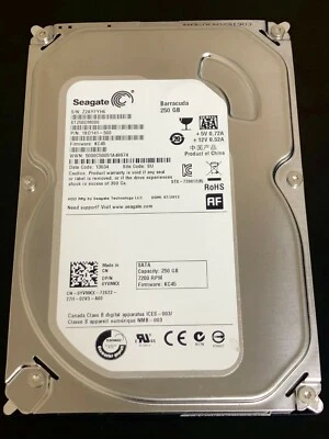 Dell YVMKX 250GB 3.5" SATA Hard Drive – Enterprise Server Storage - Image 1 of 2