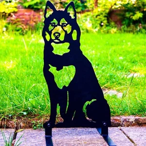 Husky Malamute Dog Garden Memorial Figure Statue Grave Ornament Bereavement Gift - Picture 1 of 48