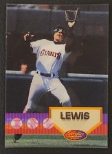 1994 Pinnacle Sportflics Baseball #8 Darren Lewis 3-D Motion Card