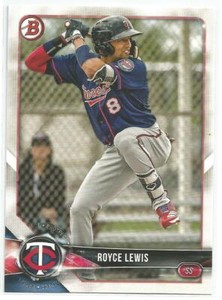 Royce Lewis Minnesota Twins 2018 Bowman Draft Card