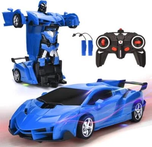 Remote Control Car, RC Transformer Cars Toy For Kids, 360° Rotating Deformation - Picture 1 of 12