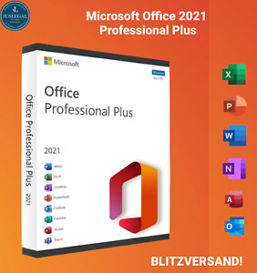 Microsoft Office 2021 Professional Plus für Windows 10 Windows 11 KEIN ABO TOP
