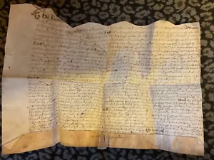 Antique Early  1600s Vellum Civil War New Model Army Document Thomas Myddleton - Picture 1 of 8