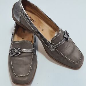 Gabor Women Casual Loafers Grey size UK 7.5 G RRP WAS £95