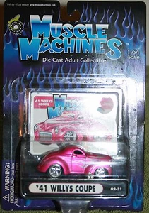 MUSCLE MACHINES 41 WILLYS COUPE FROM THE 2002 COLLECTION ADULT COLLECTIBLE - Picture 1 of 4