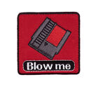 Blow Me Humor Snes Game Patch Iron on Sew on