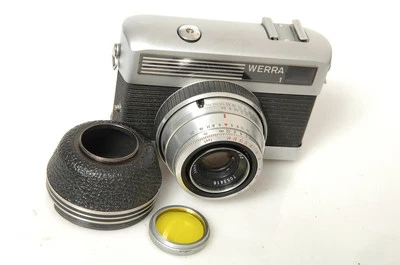 ✅ CARL ZEISS JENA WERRA Ie, 1e.W/ 50MM 2.8 JENA T+FILTRO, CAMPANA EXTRACTORA. Foto 1 de 4