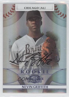 2008 Donruss Threads Rookie Platinum Signatures /25 Nevin Griffith #106 Auto - Image 1 of 2