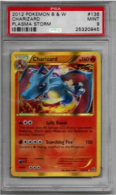 Pokemon Plasma Storm Charizard #136 PSA 9 Mint - Image 1 of 4