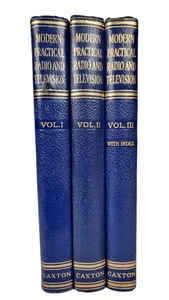 Caxton's Modern Practical Radio and Television Vols I, II & III Quarrington 1957 - Bild 1 von 24