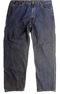 Levis 550 Levi Mens Jeans Size 42x32 W42 L32 Blue Denim Jeans - Picture 1 of 12