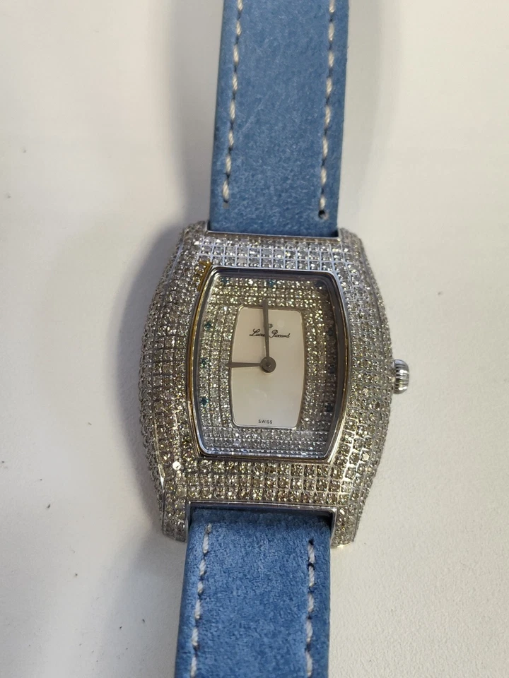 Lucien Piccard Aristocrat Diamond Watch Approx 5 Carats, Ultra Rare!!!!! - Image 1 of 4