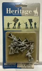 Miniaturas Heritage 25 mm Unión Voluntarios Inf Asalto o Fácilmente Confederado - Imagen 1 de 5