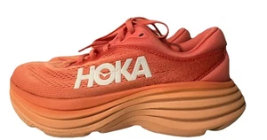 Hoka One One HOKA Bondi 8 Coral Papaya Women Sneakers Running Size 7 - Picture 1 of 11